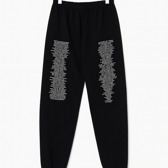 Taylor Swift Song Title Sweatpants – Medium Black Jerzees Nublend - Picture 8 of 8